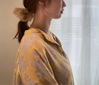 セミロング カラー Nancy所属・束感まつげ❤︎ あみのマツエク・マツパデザイン