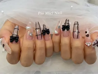 ネイル HANA 長さだしのネイルデザイン