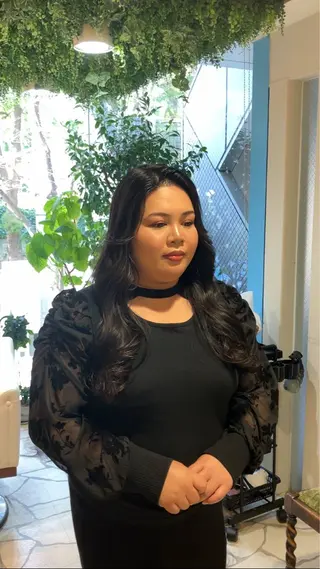 ロング カラー ヘアアレンジ CYAN.栄店所属・久野 紗愛のヘアスタイル