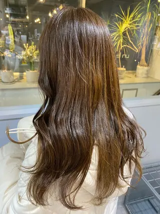 カラー きよはらちさき🍑 柔らかカラー🌱🫧のヘアスタイル