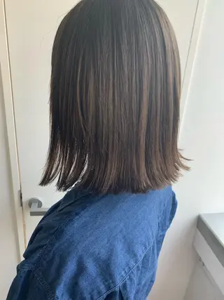 カラー nuu所属・💜ショート💜 ウルフ、ボブ二色亜美のヘアスタイル