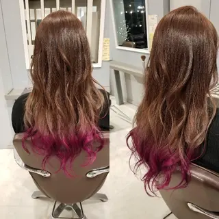 ロング カラー Hair&Spa Fleur CHERE所属・HISANAGA YUKAのヘアスタイル