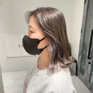 ミディアム カラー piLLon/ RYUKAのヘアスタイル