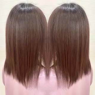 ミディアム カラー 髪質改善カラー/店長 宮内秀峰のヘアスタイル