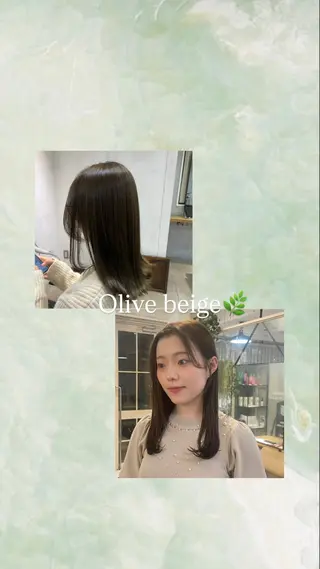 ミディアム lomalia suwaのヘアスタイル