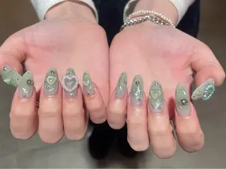 ネイル HOSHI ⭐️辻堂 /藤沢ガーリーネイルのネイルデザイン