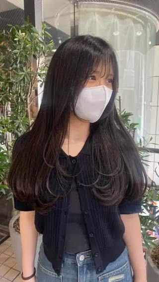 ロング designcolo r/似合わせNOKAのヘアスタイル