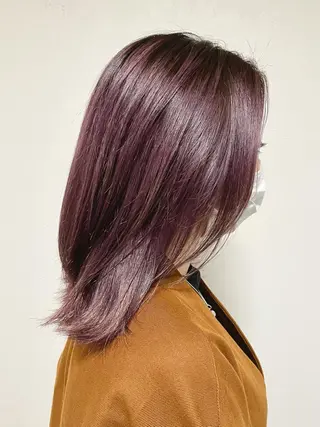 ミディアム 艶髪カラー& トリートメント　松村のヘアスタイル