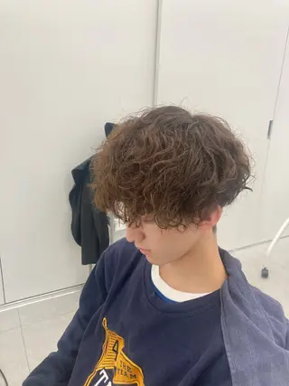 カラー パーマ メンズ little錦糸町所属・透明感カラー🫧/ Tomy🌙のヘアスタイル