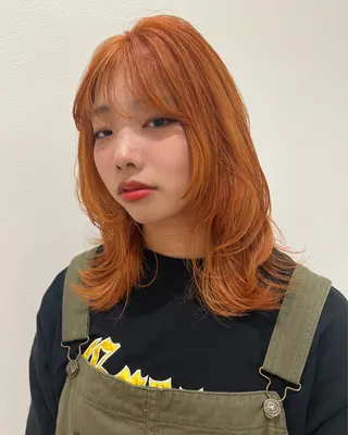 ロング カラー 🎵ぷる艶ハイトーン 柔らかヘア🍅まあやのヘアスタイル