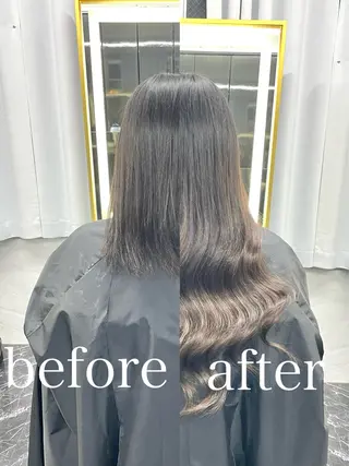 ロング カラー エクステ🩵ブリーチ 韓国ヘア🩵KAEのヘアスタイル