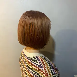 ショート カラー 🪐SOURCE 塚口　シマブクロ🪐のヘアスタイル