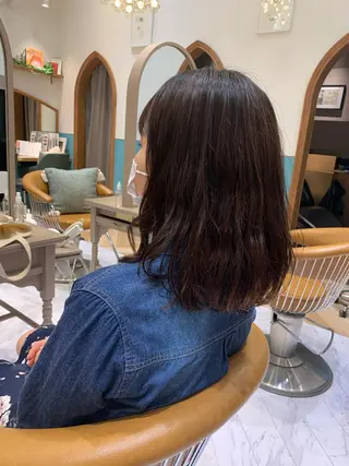 ミディアム カラー ✄個性を生かす✄ 𝒉a𝒓u𝒏aのヘアスタイル