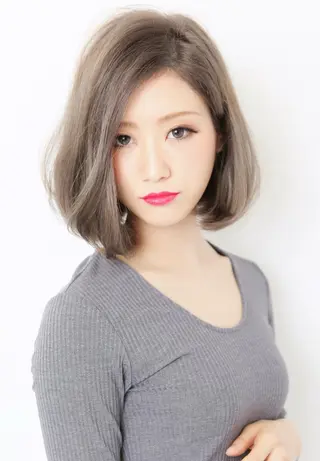 ミディアム カラー ‼️最新ハネエクステ 原宿のヘアスタイル