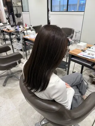 ロング カラー 髪質改善カラー ゆづきのヘアスタイル