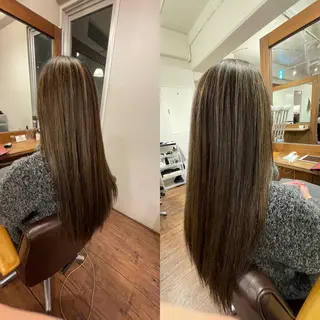 ロング 加藤 泰輔のヘアスタイル