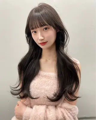 ロング カラー ショート/レイヤー カット/ミサキ💐のヘアスタイル