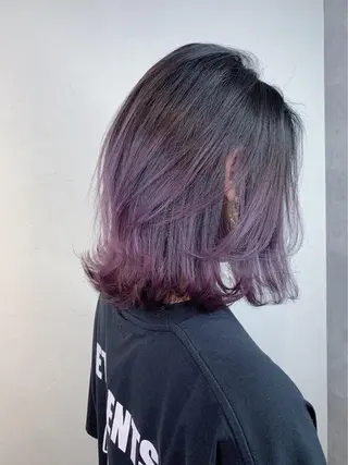 ショート カラー _WHITE+ 南海難波店のヘアスタイル
