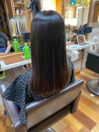 セミロング レディースカット ✄﻿杉山来輝金沢文庫のヘアスタイル