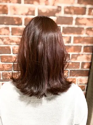 ミディアム Attrait .のヘアスタイル