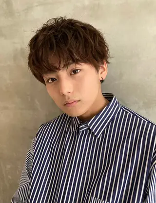 パーマ メンズ 🛑柔らか透明感 カラー🛑大谷のヘアスタイル