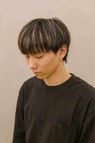 カラー メンズ 服部 将汰のヘアスタイル