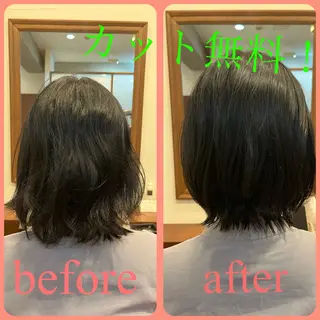 ミディアム カット無料　カット モデル募集中　網谷のヘアスタイル