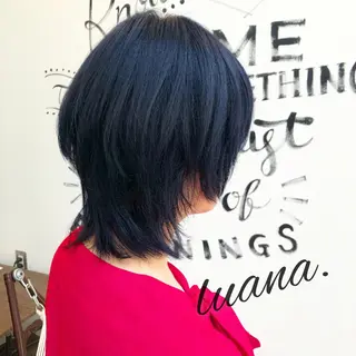 ミディアム エクステ・髪質改善・ ブリーチ・吉田大介のヘアスタイル