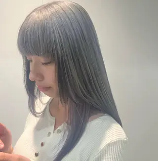 ロング ブリーチカラー特化 美容師/𝕐𝕌𝕀のヘアスタイル