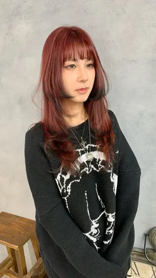 ロング ヤマモト ユウキのヘアスタイル