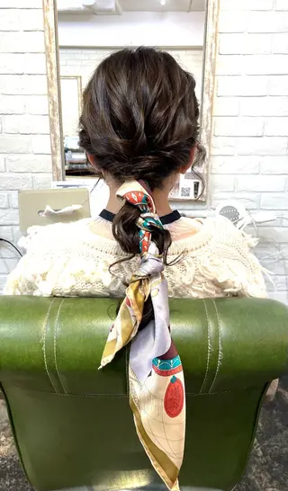 セミロング ヘアアレンジ 🫧 MAKI🫧のヘアスタイル