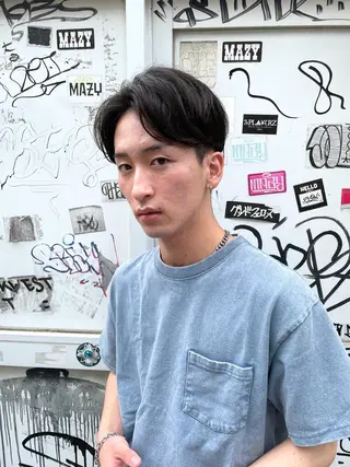 ショート パーマ メンズ 【東北メンズヘア1 位受賞🥇】本間祐太のヘアスタイル