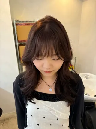 ロング kanami /ブリーチなし暖色のヘアスタイル