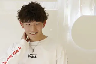 ショート パーマ ill副店長 立和田純也のヘアスタイル