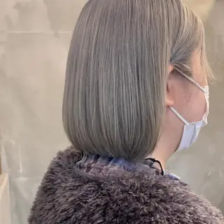 ミディアム カラー ﾖｼﾅｶﾞﾏﾕ🦕 透明感カラーのヘアスタイル