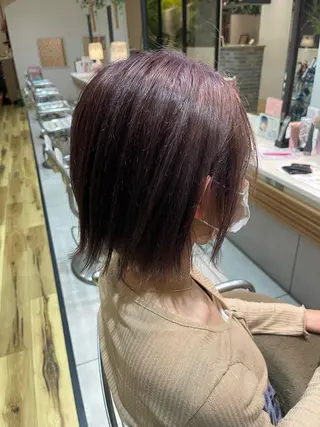 ショート enn.bleach by t.a.g所属・碇山 楓己のヘアスタイル