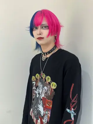 カラー 心斎橋/ブロンド/ ペールカラー/あみかのヘアスタイル