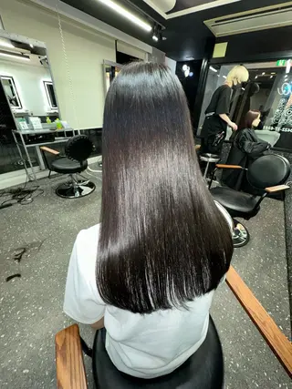 ロング カラー パーマ 髪質改善⭐️縮毛矯正 吉祥寺⭐️Rinaのヘアスタイル