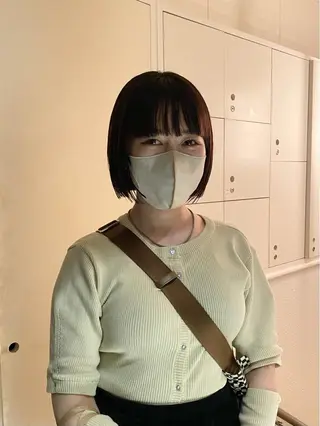 ショート カラー 艶髪/ダークトーン 🩶丸山日向のヘアスタイル