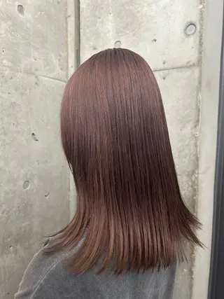 セミロング カラー 🎨デザイン🥇 美髪・艶髪 日暮千敬のヘアスタイル