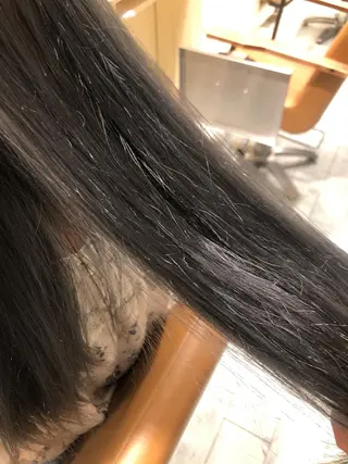 ロング カラー 茂原 麻生のヘアスタイル