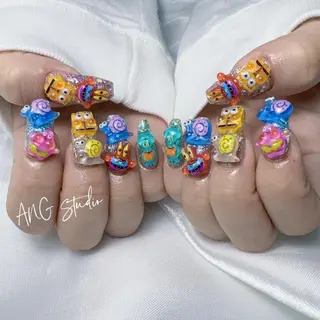 ネイル ANG アクリル スカルプ専門🌸のネイルデザイン