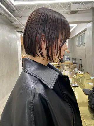 ショート カラー yiye 青山所属・無料カットモデル募集 🌱ひょうがのヘアスタイル