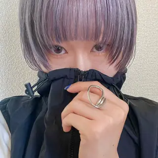 ショート カラー ショート/ブリーチ mizuki🐋のヘアスタイル