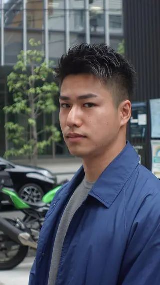 メンズ アイブロウ メンズ眉毛ワックス 青山英憲のヘアスタイル