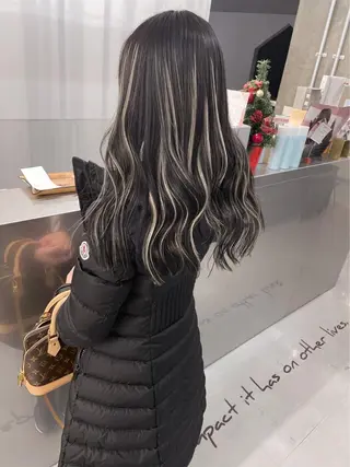 セミロング king高槻店所属・椙本健太 シールエクステのヘアスタイル