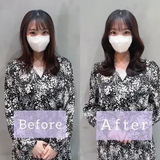 ミディアム LOMA🇰🇷 銀座クボタのヘアスタイル