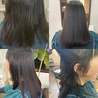 セミロング パーマ hair room nico所属・箱守 さやかのヘアスタイル