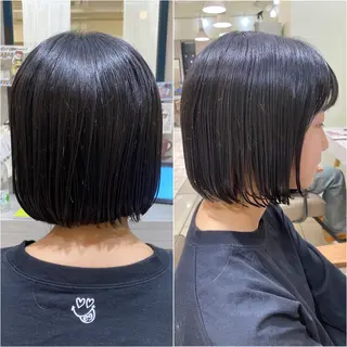 ショート カットパーマ無料🌈 芝本晴奈🌼*･のヘアスタイル