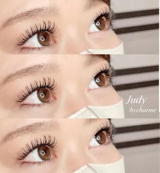 マツエク・マツパ Judy by charmeのマツエク・マツパデザイン